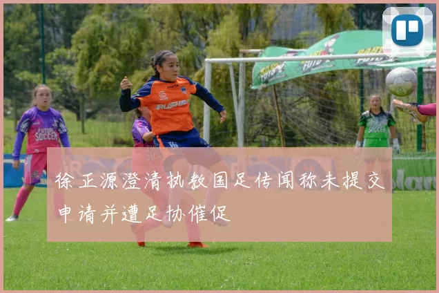徐正源澄清执教国足传闻称未提交申请并遭足协催促