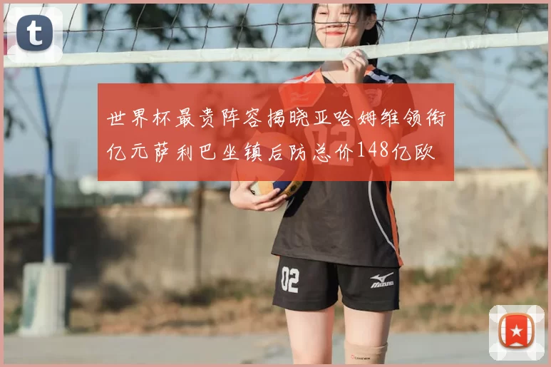 世界杯最贵阵容揭晓亚哈姆维领衔亿元萨利巴坐镇后防总价148亿欧